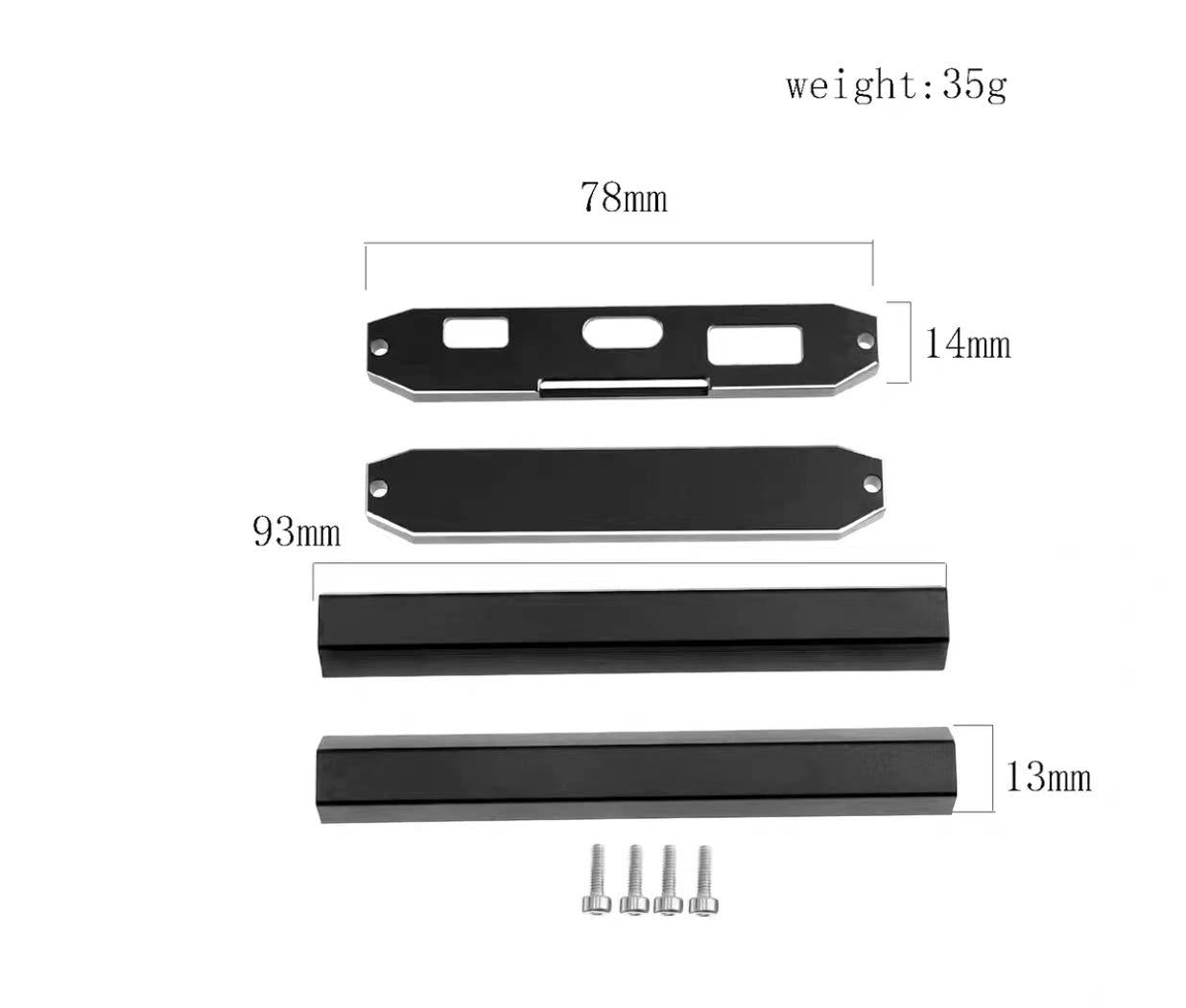 Flysky Noble NB4 Alloy Protector (Bildschirmschutz/Batterieschutz)