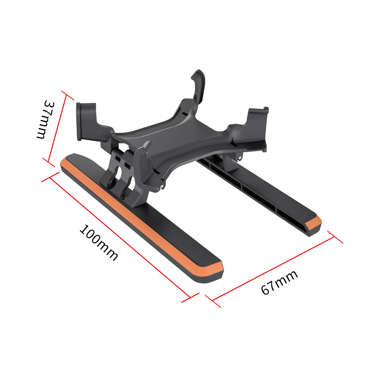 AVATA2 Spezial-Stativ zur Höhenverstärkung, Schnellspanner-Klappfahrwerk, Schlitten-Anti-Fall-Trainingsgestell, Orange