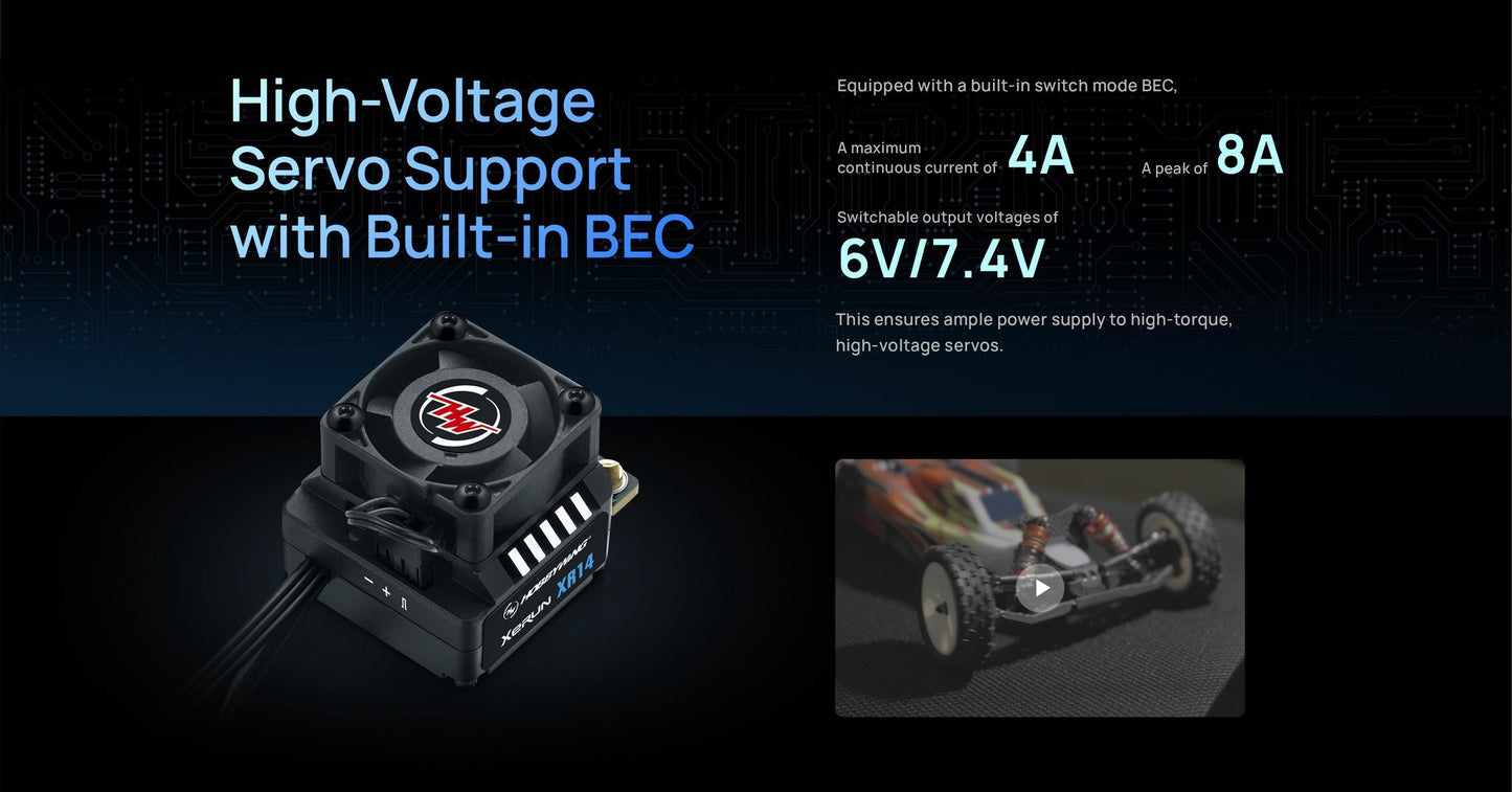 Hobbywing XR14 ESC+Xerun 2848SD Motor Combo