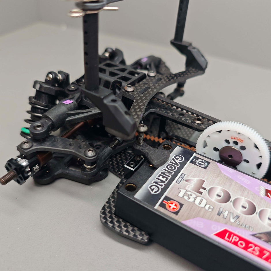 3Racing Cero M210/M225 Mini Carbon Fiber Upgrade Set - Full Chassis & 2nd Deck