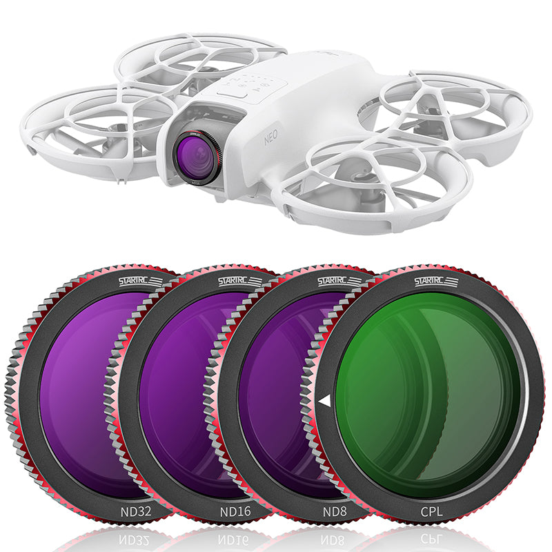 STARTRC CPL-ND 4 Pack Filters Set for DJI Neo( CPL/ ND8/ ND16/ ND32)