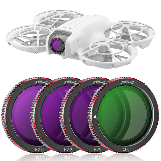 STARTRC CPL-ND 4 Pack Filters Set for DJI Neo( CPL/ ND8/ ND16/ ND32)