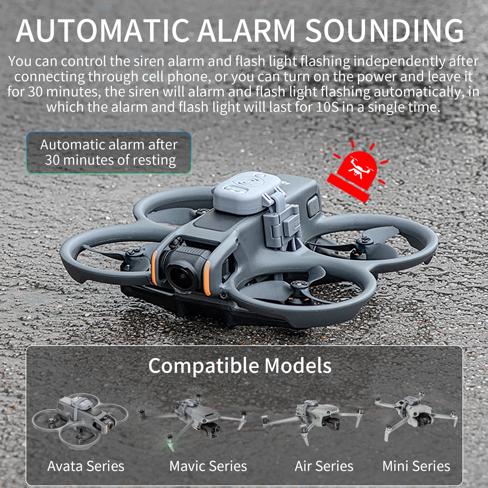 DRONE UNIVERSAL ALARM SYSTEM