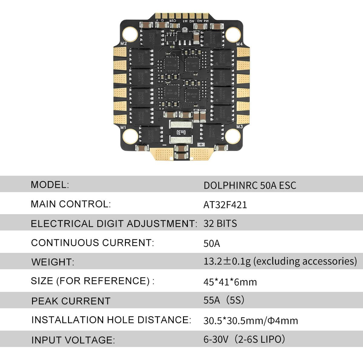DolphinRC F405 V3 50A 60A STACK
