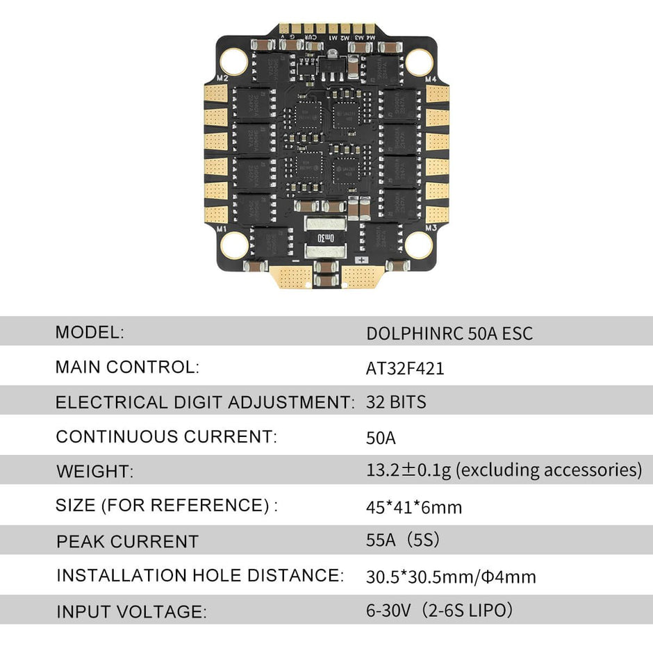 DolphinRC F405 V3 50A 60A STACK