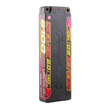 Gens Ace 6100mAh 2S1P 140C 7.6V HardCase HV Redline 2.0 Series Lipo Battery