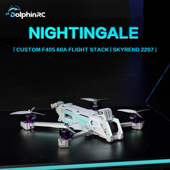 DolphinRC Nightingale X5 5 inch FPV Long Range Power Combo Kit, 2207 1950KV Brushless Motors & F405 60A Stack & Propellers for RC Drone Freestyle Racing DIY