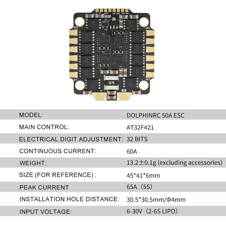 DolphinRC F405 V3 50A 60A STACK