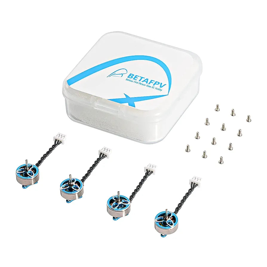 BETAFPV 4pcs 0802SE 23000KV Brushless Motor 1S Lightweight FPV Drone Motor Compatible for Indoor FPV Racing 65/75mm 1S Brushless Whoop Quadcopters Like Meteor65 Pro Meteor75 Drones