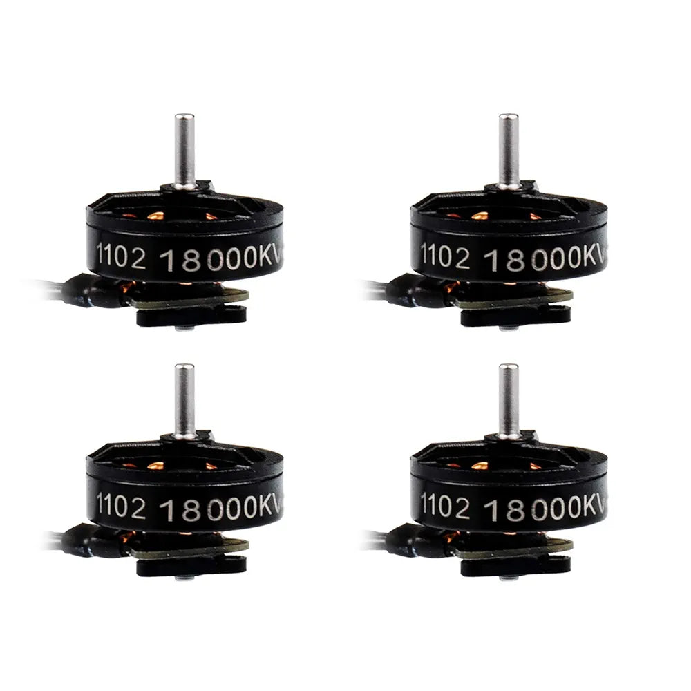 BETAFPV 4pcs 1102 18000KV Brushless Motor 1S FPV Motor for 1S Brushless Micro Whoop Drone Like Meteor75 1S Brushless FPV Micro Drone