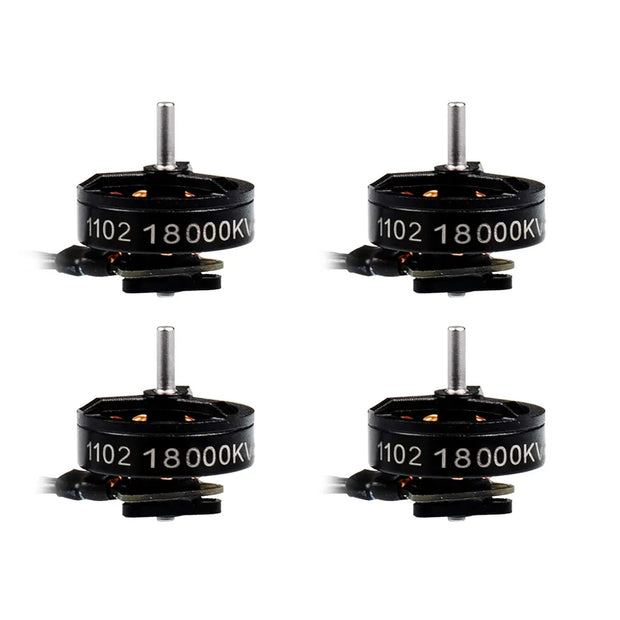 BETAFPV 4pcs 1102 18000KV Brushless Motor 1S FPV Motor for 1S Brushless Micro Whoop Drone Like Meteor75 1S Brushless FPV Micro Drone