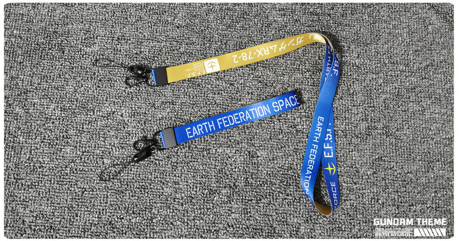 Anime-Styled Gundam RC Remote Controller Lanyard - Multi-Functional Neck/Wrist Strap & Keychain for RC Enthusiasts