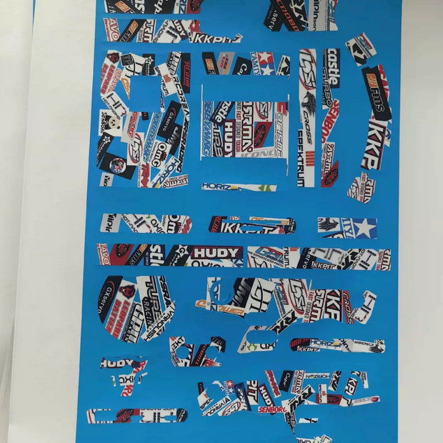 Soarsky Flysky NB4/NB4+ multi-logo skin radio sticker