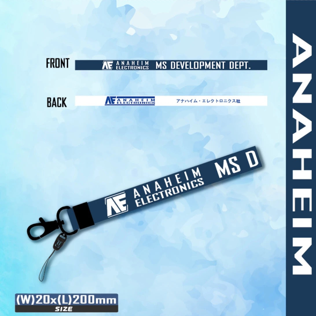 Anime-Styled Gundam RC Remote Controller Lanyard - Multi-Functional Neck/Wrist Strap & Keychain for RC Enthusiasts