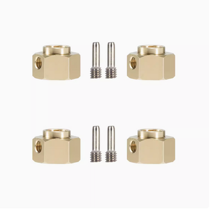 1/10 TRX4 TRX6 brass extended coupler counterweight 12mm widened hexagonal coupler upgrade