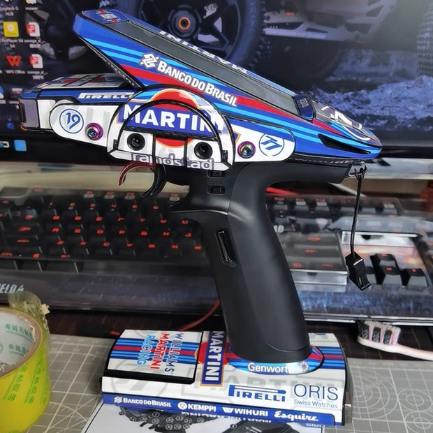 Fuataba 4px/7px/7pxr/10PX Sanwa M17 transmitter sticker radio skin wrap