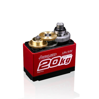 Power HD LW LF-20MG Servo numérique à engrenage métallique à couple élevé entièrement étanche 