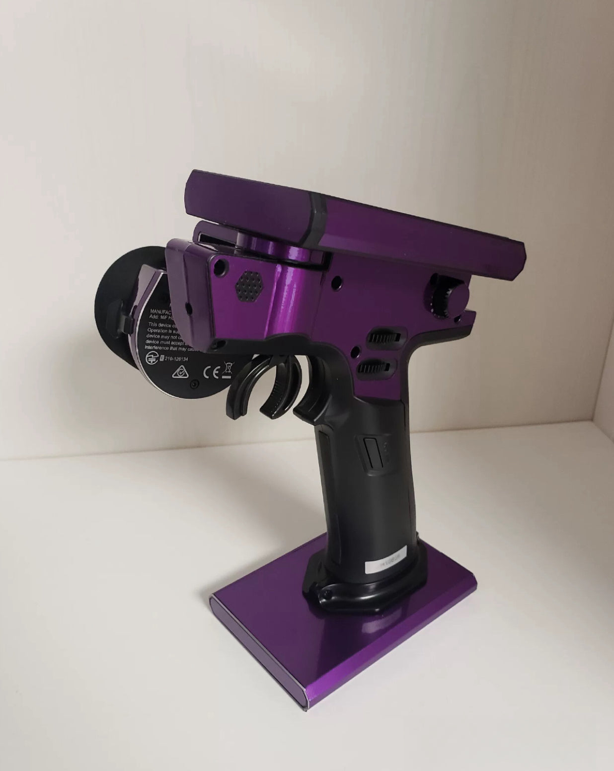 Autocollant radio Soarsky Flysky NB4/NB4+ peau violet vif