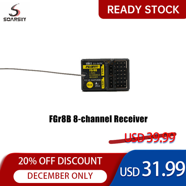 Récepteur Flysky FGR8B 2,4 GHz 8CH 