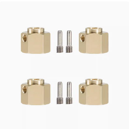 1/10 TRX4 TRX6 brass extended coupler counterweight 12mm widened hexagonal coupler upgrade