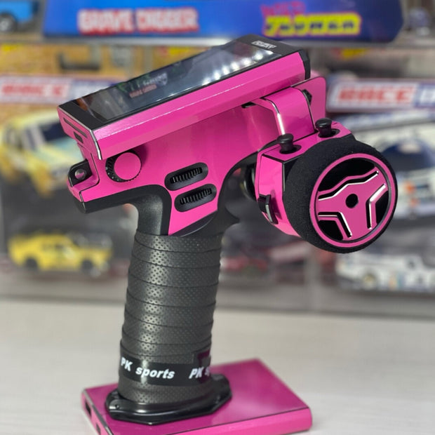 Autocollant radio Soarsky Flysky NB4/NB4+ métal rose