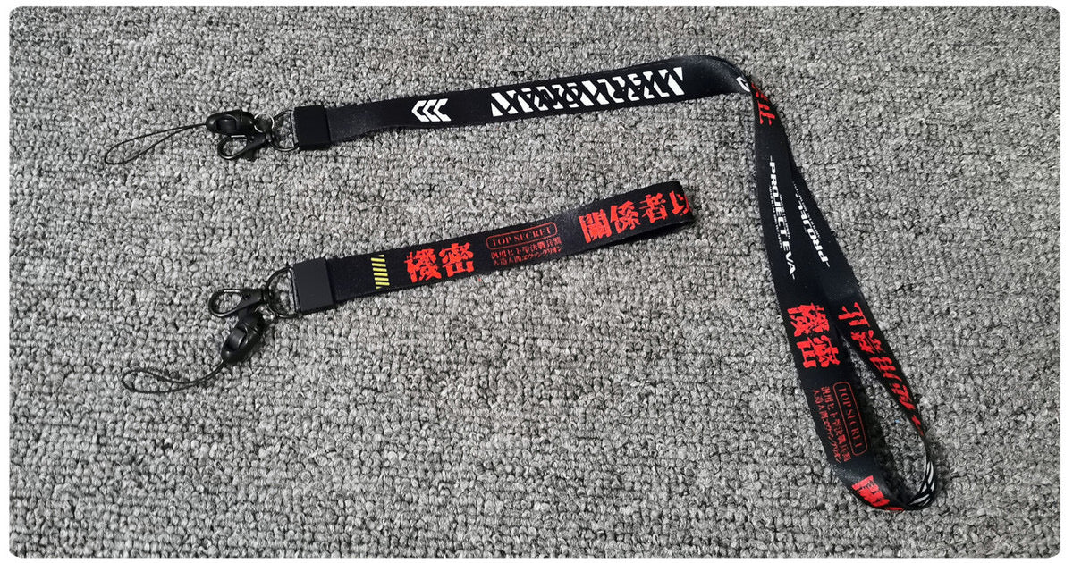 Anime-Styled Gundam RC Remote Controller Lanyard - Multi-Functional Neck/Wrist Strap & Keychain for RC Enthusiasts