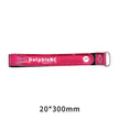 DolphinRC Black Nylon and PU Leather Anti-Slip Battery Strap for FPV Drones