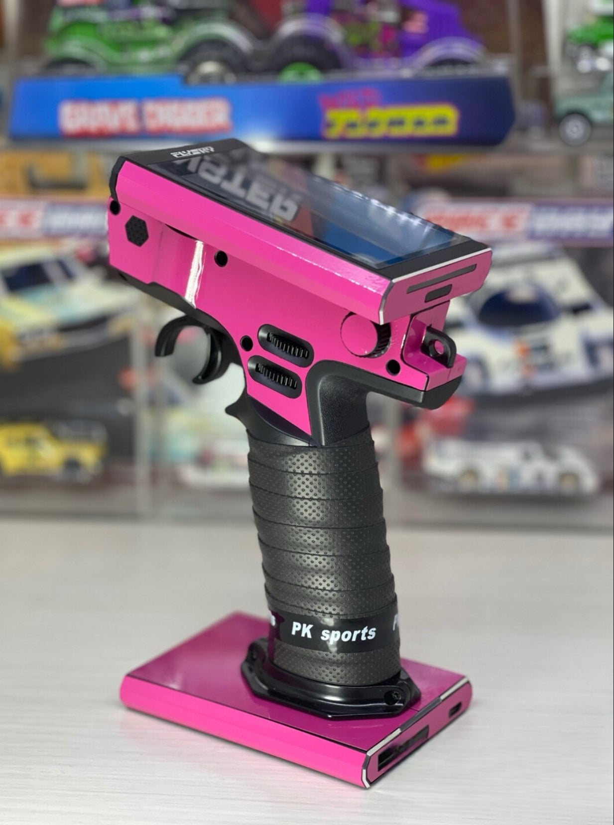 Soarsky Flysky NB4/NB4+/Pro/Pro+ metal pink skin radio sticker