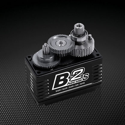 POWER HD B2S 694.4 oz / 0.10s Titanium & Steel Gear Brushless Servo for crawlers monster truck