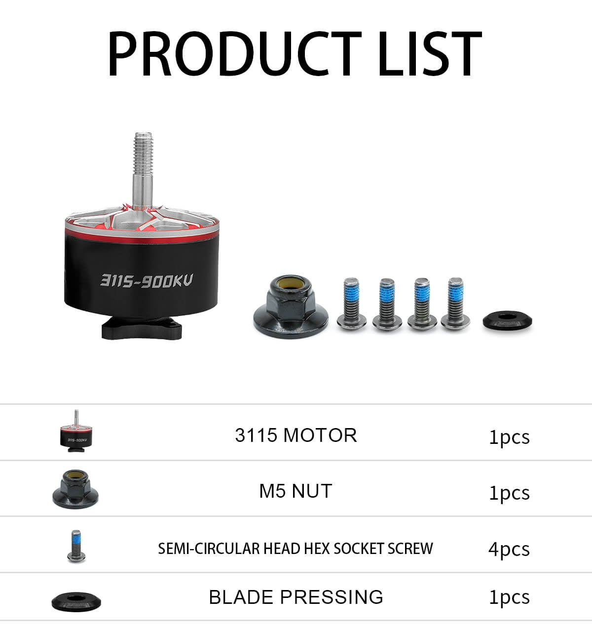 DolphinRC 3115 900KV Motor