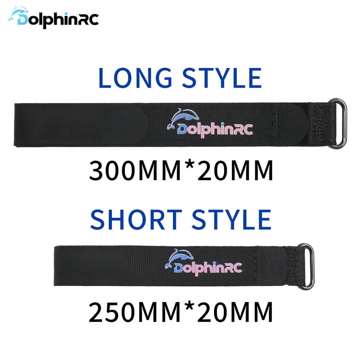 DolphinRC Full Kevlar Battery Strap - 250MM x 15MM for 5-Inch FPV Drones