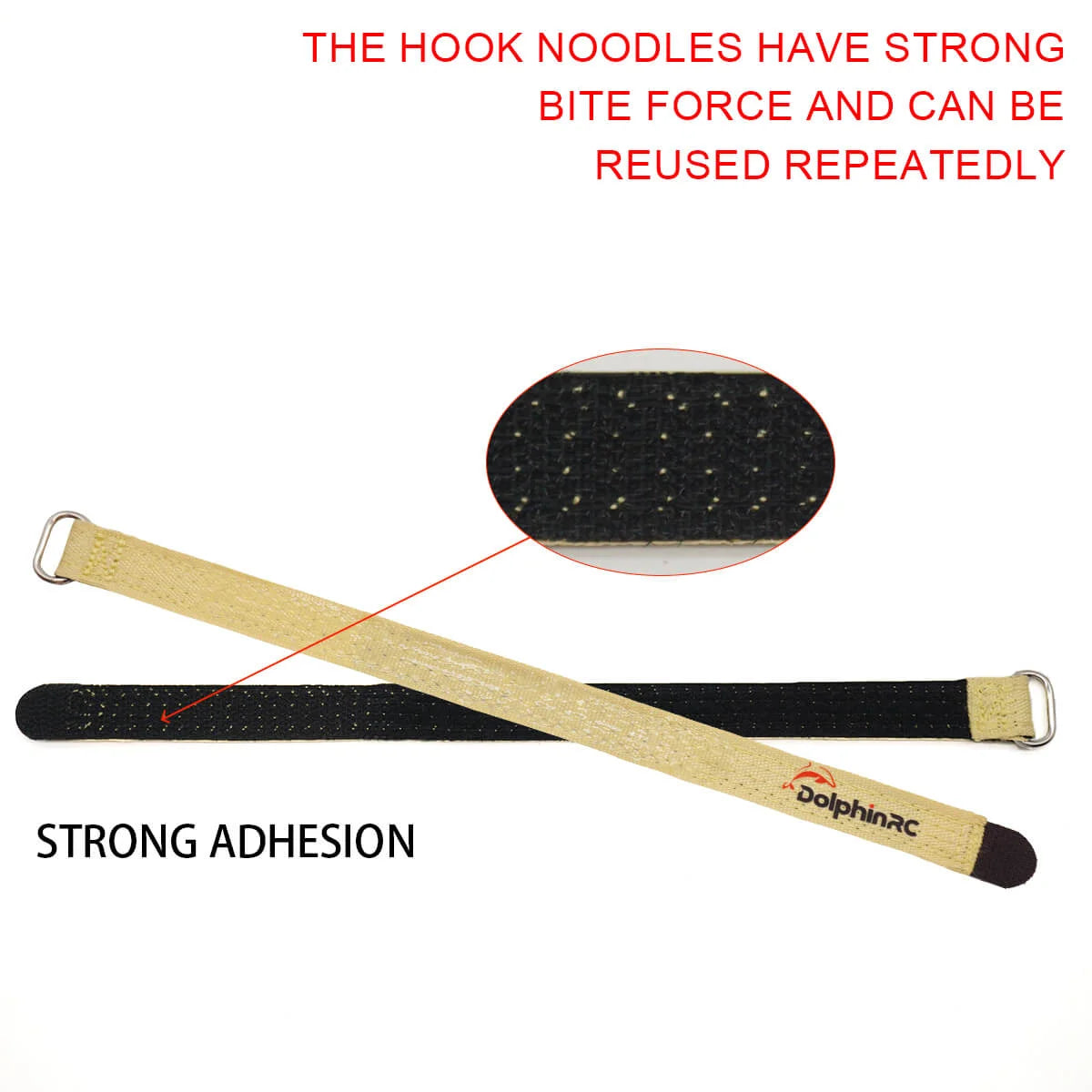 DolphinRC Full Kevlar Battery Strap - 250MM x 15MM for 5-Inch FPV Drones