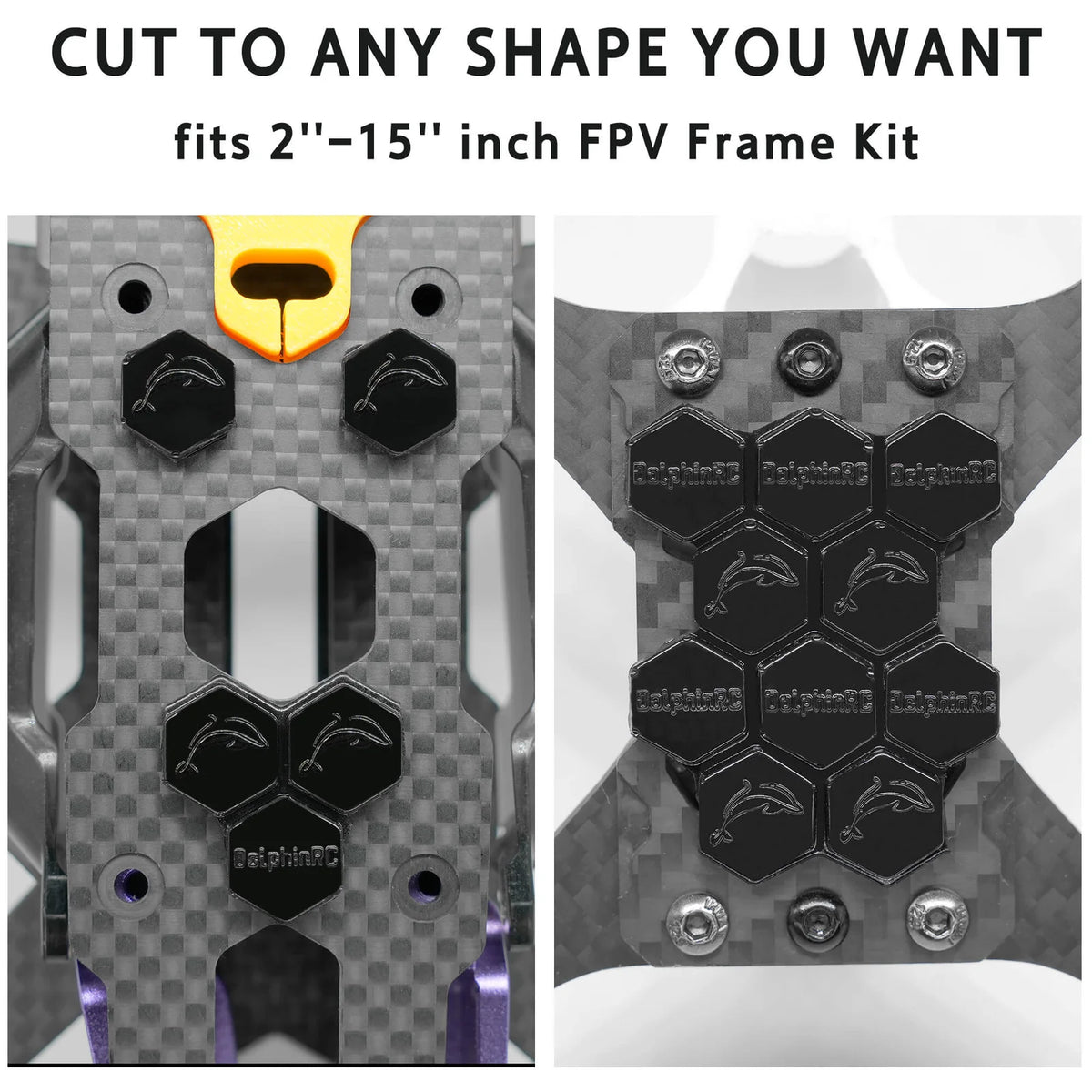 DolphinRC Ultra Grip Anti-Slip Battery Pad for FPV Drones