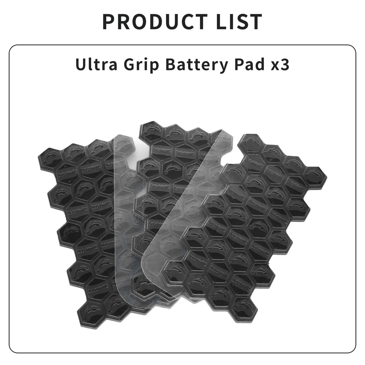 DolphinRC Ultra Grip Anti-Slip Battery Pad for FPV Drones