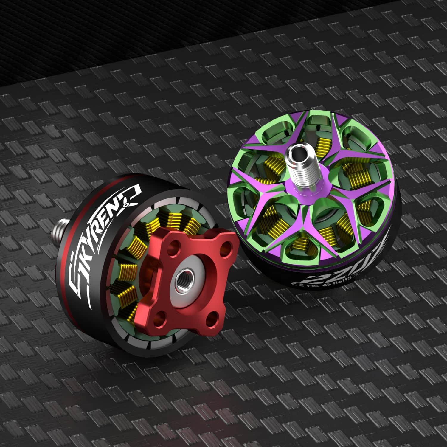 Dolphinrc SkyRend 2207 Brushless Motor -1950KV 2100KV – SoarSky
