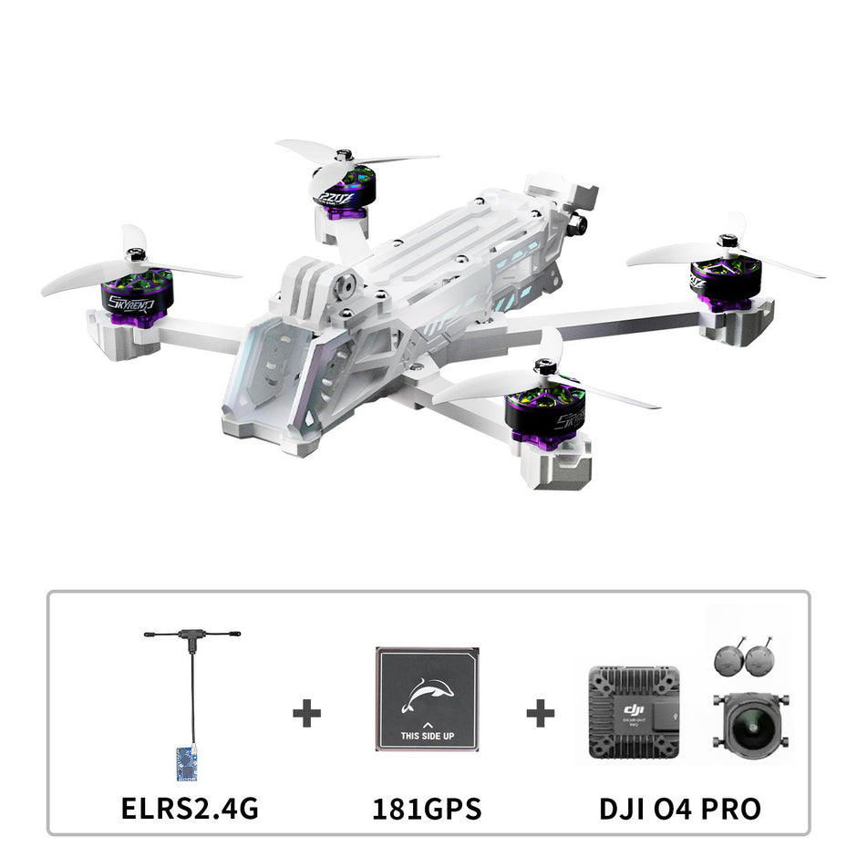 DolphinRC Nightingale X5 5 inch FPV Long Range Power Combo Kit, 2207 1950KV Brushless Motors & F405 60A Stack & Propellers for RC Drone Freestyle Racing DIY