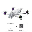 DolphinRC Nightingale X5 5 inch FPV Long Range Power Combo Kit, 2207 1950KV Brushless Motors & F405 60A Stack & Propellers for RC Drone Freestyle Racing DIY