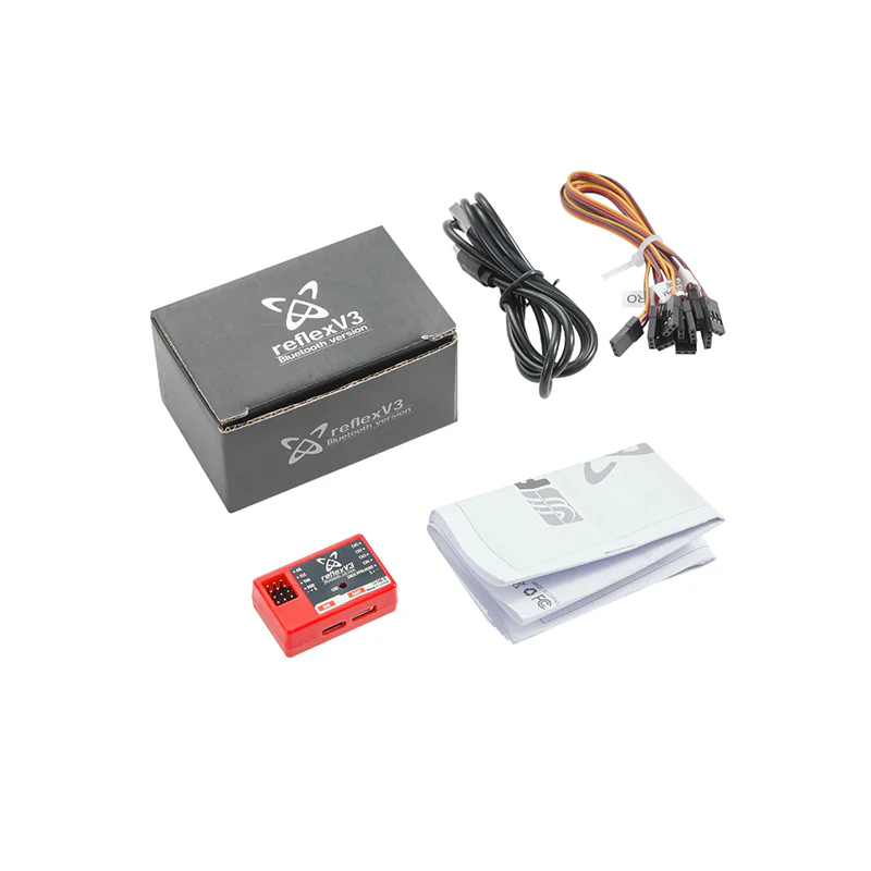 FMS Reflex V3 Flight Controller Gyro Stabilizer Remote Control for RC Plane Fixed Wing