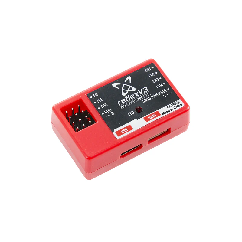 FMS Reflex V3 Flight Controller Gyro Stabilizer Remote Control for RC Plane Fixed Wing