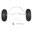 FMS 1700mm PA-18 Front Landing Gear Set