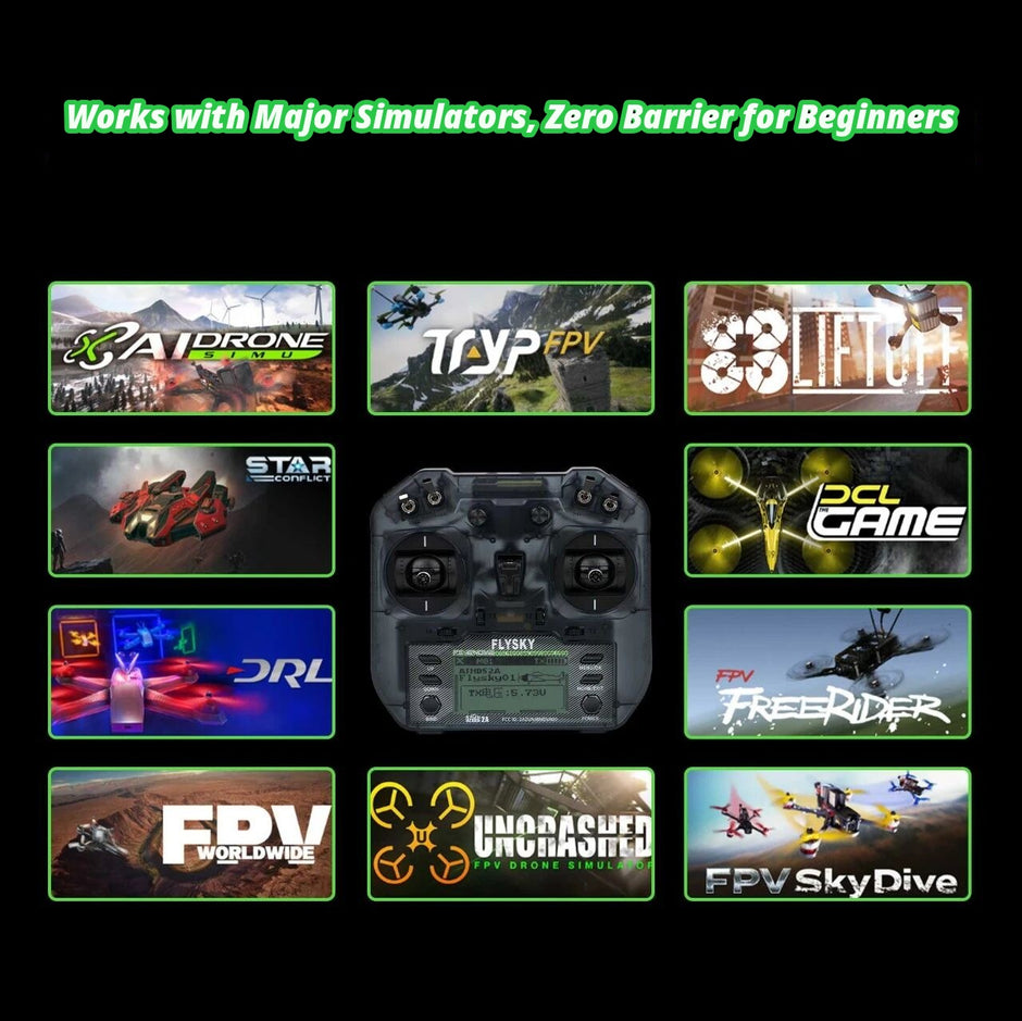 FlySky FS-i6 Nova 10-Channel AFHDS 2A RC Transmitter