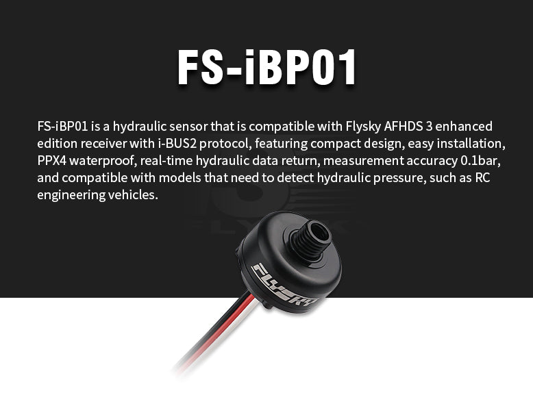 Flysky FS-IBP01 hydraulic sensor engineering vehicle sensor hydraulic excavator model sensor
