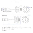 Flysky FS-IBP01 hydraulic sensor engineering vehicle sensor hydraulic excavator model sensor