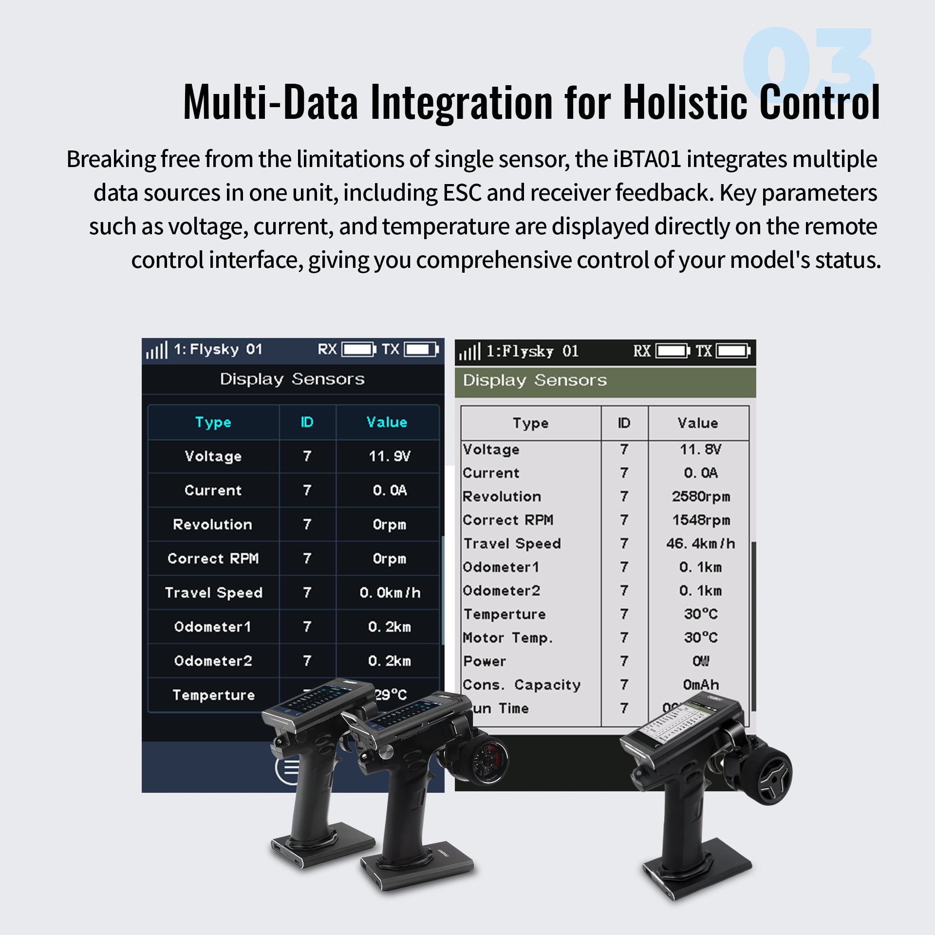 Flysky iBTA01 Telemetry Adapter works for Hobbywing ESC