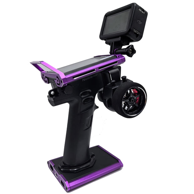 Flysky Noble protective frame can hang action cameras and is compatible with RC crawler racing records.