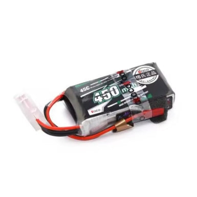 Gens ACE Lithium Battery 350mAh/450mAh/800mAh 2S 3S 7.4/11.1V 30C 45C with Plug for FPV Airplane Fixed Wing Drone Lipo Battery