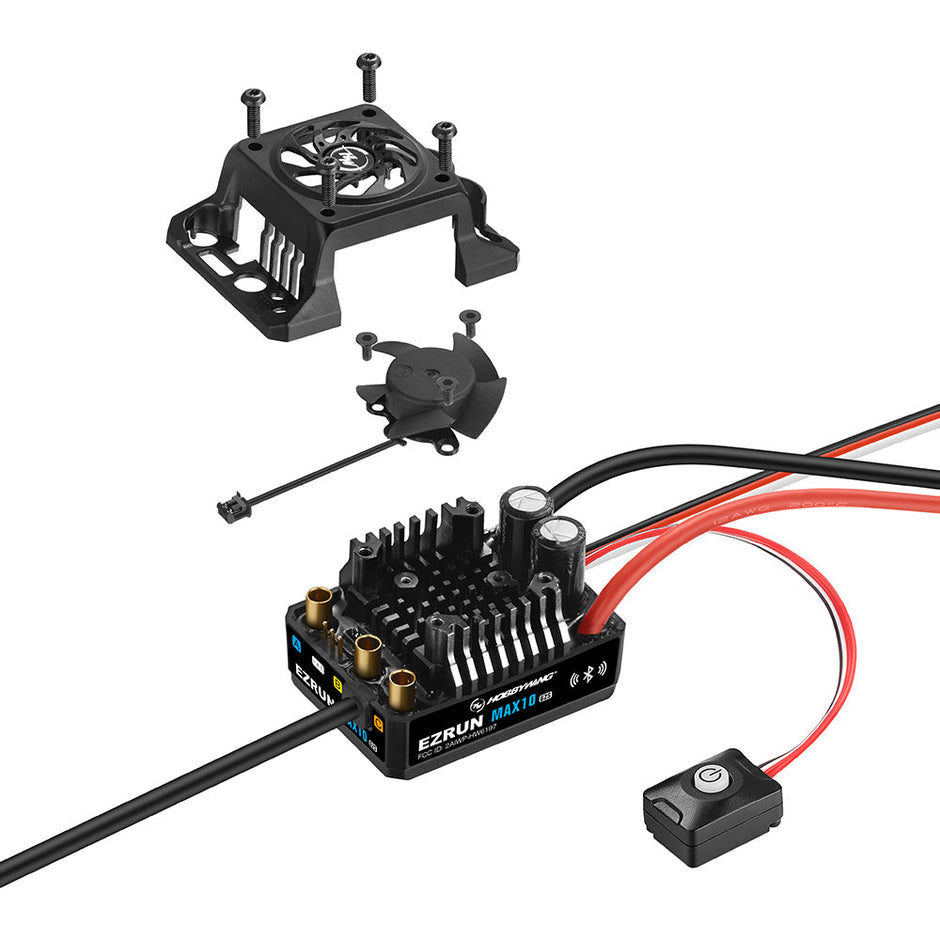 Hobbywing EZRUN MAX10 G2S Electronic Speed Controller with Integrated Bluetooth