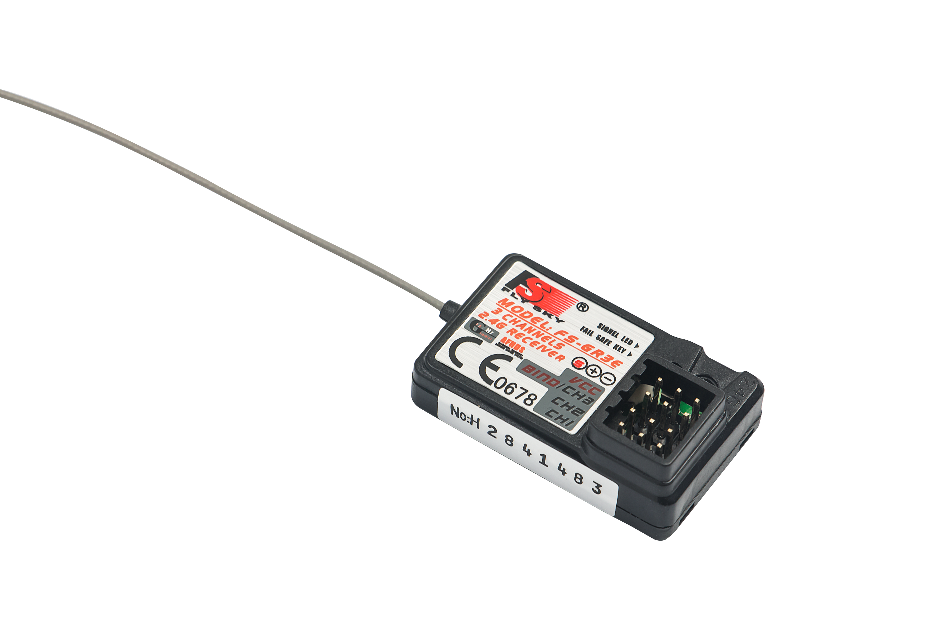 Flysky FS-GR3E AFHDS 3CH Receiver for RC Car Boat FS-GT2 FS-GT2B FS-GT3B FS-GT3C FS-IT4S