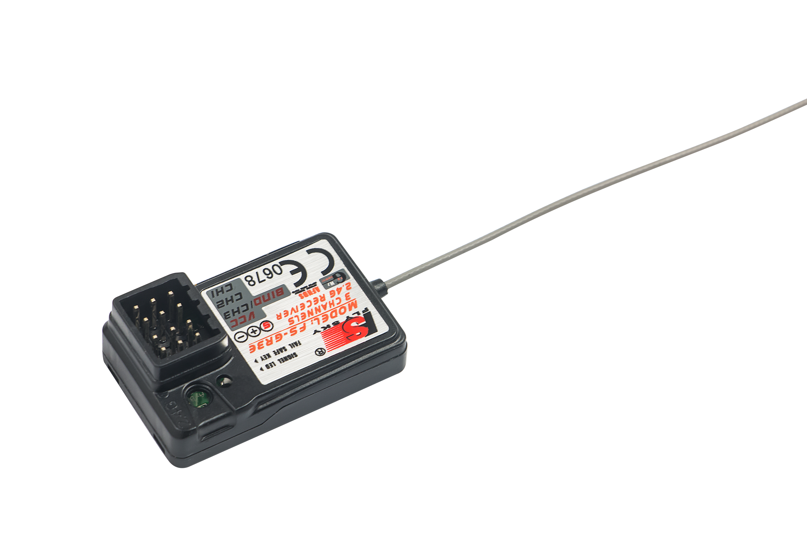 Flysky FS-GR3E AFHDS 3CH Receiver for RC Car Boat FS-GT2 FS-GT2B FS-GT3B FS-GT3C FS-IT4S