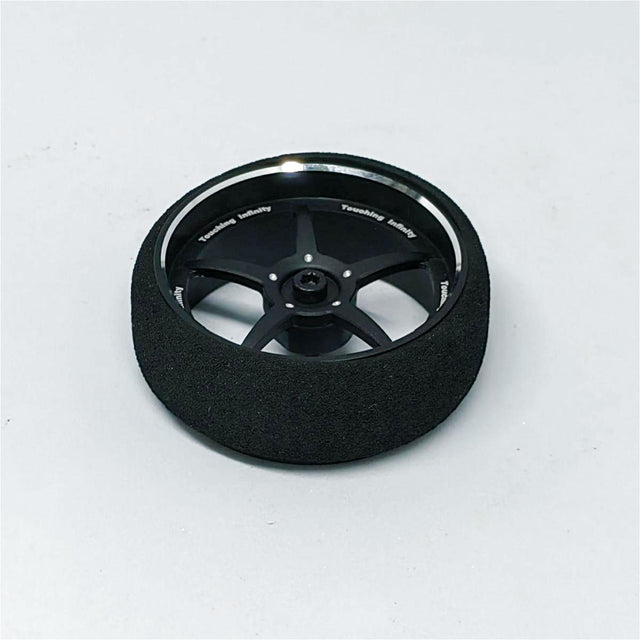 NB4Pro Plus L-size steering wheel for remote control vehicles, with visible branding on the hub.